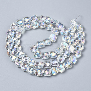 Electroplate Glass Beads Strands(EGLA-N008-005-A01)-2