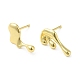 Rack Plating Brass Melting Twist Asymmetrical Earrings(EJEW-D059-18G)-1