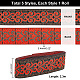 Elite 11.5M 5 Style Ethnic Style Polyester Ribbon(OCOR-PH0002-36)-2