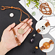 SUNNYCLUE 2Pcs 2 Colors Adjustable Braided Waxed Cord Macrame Pouch Necklace Making(MAK-SC0001-11)-3