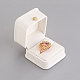 Подарочные коробки кольца из искусственной кожи(LBOX-L005-A03)-1