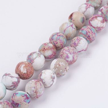 Natural Imperial Jasper Beads Strands(X-G-E358-8m-01)-2