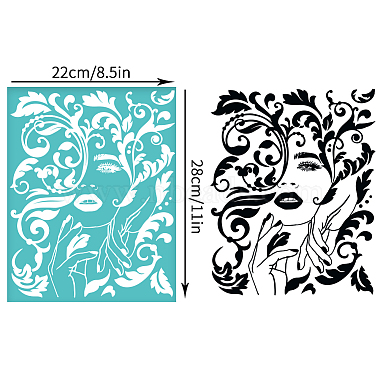 Self-Adhesive Silk Screen Printing Stencil(DIY-WH0338-344)-2