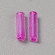 300Pcs Transparent Glass Round Bugle Beads(GLAA-WH0015-74K)-2