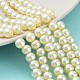 Chapelets de perles rondes en verre peint(X-HY-Q003-6mm-21)-1