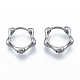 316 Surgical Stainless Steel Bamboo Stick Hoop Earrings for Men Women(EJEW-N052-06)-1