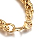 Ion Plating(IP) 304 Stainless Steel Wheat Chain Bracelets(BJEW-L634-12G)-3