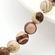 Agate naturelle australien chapelets de perles rondes(X-G-M272-02-8mm)-1