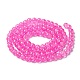 Spray Painted Crackle Glass Beads Strands(CCG-Q001-8mm-02)-2