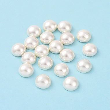 Shell Pearl Half Drilled Beads(X-BSHE-G011-01-12mm)-4