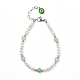 Natürliche amazonite Perlen Armbänder(BJEW-JB05313-02)-1