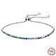Colorful Cubic Zirconia Tennis Bracelet(BJEW-I314-003P)-1