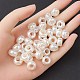 ABS Plastic Imitation Pearl Rondelle Large Hole European Beads(MACR-YW0002-87)-4