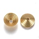 Eco-Friendly Brass Bead Cap(KK-H740-09G)-2