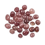 Natural Strawberry Quartz Beads, Tumbled Stones, No Hole/Undrilled, Nuggets, 15~40.5x11~20x7~19mm(G-G348-01A-08)