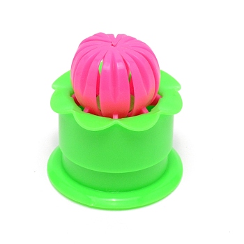 Flower Shaped PP Bun Making Molds, for Mold Kitchen Tool Baking Accessories, Colorful, 78x80mm