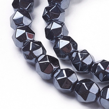 Non-magnetic Synthetic Hematite Beads Strands(G-F613-01-B)-2