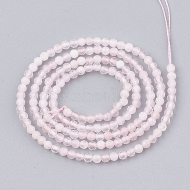 Natural Rose Quartz Beads Strands(G-T107-16)-2