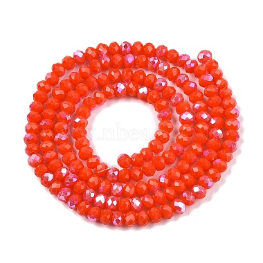 Electroplate Opaque Solid Color Glass Beads Strands(EGLA-A044-P2mm-L03)-2