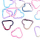 12Pcs Spray Paint Alloy Spring Gate Rings(FIND-TA0010-91)-3