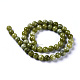 Naturels chinois perles de jade brins(G-G735-38-8mm)-2