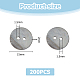 250pcs 2-hole flat round shell buttons(SHEL-HS0001-02)-2