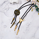 2Pcs 2 Style Adjustable Vintage PU Leather Bolo Ties(NJEW-HY0001-01)-5