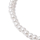 Rond Natural Shell Pearl Beaded Stretch Bracelets for Women(BJEW-JB11038)-3