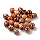 100Pcs Printed Wooden Dyed Beads(WOOD-P019-01C)-1