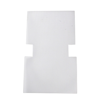 Plastic Mesh Canvas Sheets, Bag Bottom Shaper Pads, Purse Making Template, for Yarn Crochet, Embroidery Craft, White, 43.8x27.1x0.15cm