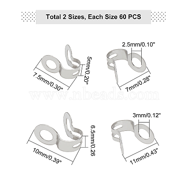 Unicraftale 304 Stainless Steel Cable Clip(STAS-UN0013-76P)-4
