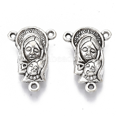 Antique Silver Human Alloy Links