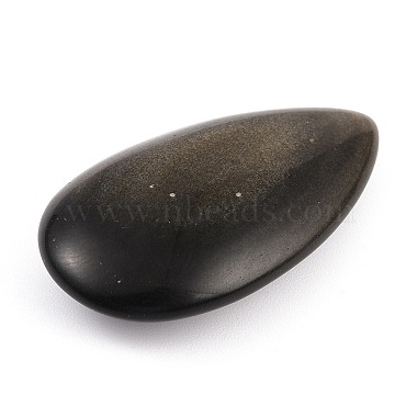 Natural Golden Sheen Obsidian Beads(G-B002-03)-3