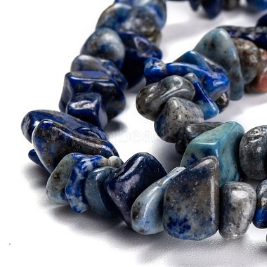 Chapelets de perles en lapis-lazuli naturel(G-G011-05B)-2