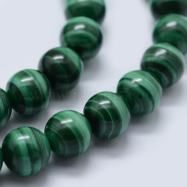 Natural Malachite Beads Strands(G-F571-27AA1-8mm)-3