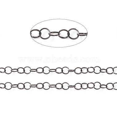 Ion Plating(IP) 304 Stainless Steel Rolo Chains(CHS-B001-03B)-4
