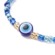 Resin Evil Eye & Glass Seed Beaded Bracelet for Women(BJEW-JB08560)-4
