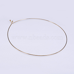 304 Stainless Steel Choker Necklaces, Real 18K Gold Plated, Inner Diameter: 13cm(NJEW-O094-12G)