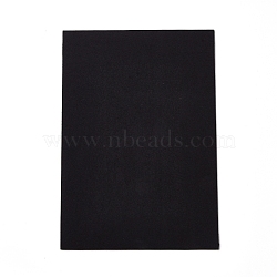 EVA Sheet Foam Paper, with Adhesive Back, Rectangle, Black, 30x21x0.2cm(X-AJEW-WH0104-79B)
