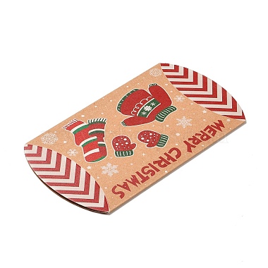 Christmas Theme Cardboard Candy Pillow Boxes(CON-G017-02H)-4