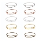 10Pcs 5 Color Adjustable Brass Expandable Bangle Making(BJEW-LS0001-02)-1