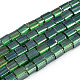 Transparent Electroplate Glass Bead Strands(GLAA-N047-08-C06)-1