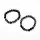 Natural Tiger Eye(Dyed) Beads Stretch Bracelets Set(BJEW-JB06653-04)-1