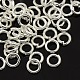 Silver Color Plated Brass Jump Rings(X-JRC10MM-S)-1