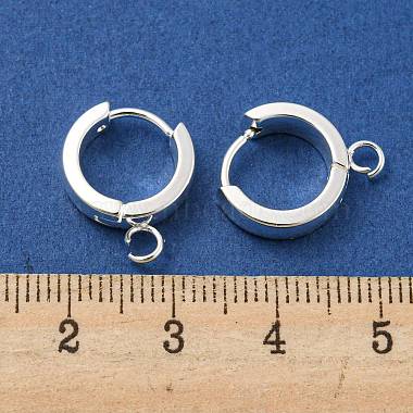 201 conclusions de boucles d'oreilles huggie en acier inoxydable(STAS-A167-01S-S)-3