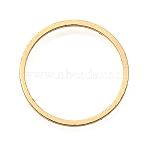Brass Linking Rings, Flat Ring, Real 18K Gold Plated, 16x1mm, Inner Diameter: 14.5mm(KK-Z126-03G-04)