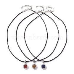 Natural Gemstone Necklaces, with Nylon Thread, 19.49 inch(49.5cm)(NJEW-MZ00027)