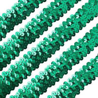 Plastic Paillette Elastic Beads(PVC-OC0001-01G)-3
