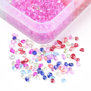 10 Grid Transparent Acrylic Bubble Beads(MACR-N017-03)-2