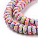 Handmade Polyester Clay Beads Strand(CLAY-P001-02B)-4